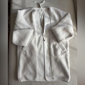 Lululemon Athletica Cream Teddy Jacket